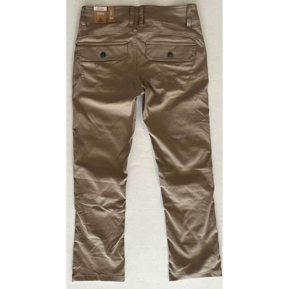 PrAna Women Sz 2 Inseam 30” Halle Pants Khaki Beige Hiking Roll Up Leg $89 - Picture 4 of 16